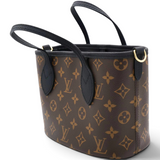 Louis Vuitton Monogram Neverfull Inside Out Bandouliere BB Black 