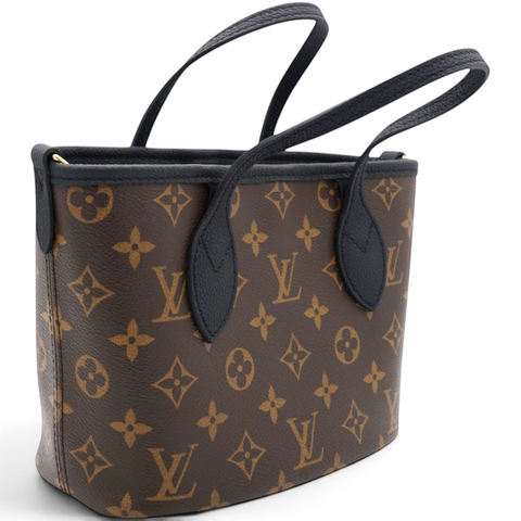 Louis Vuitton Monogram Neverfull Inside Out Bandouliere BB Black 