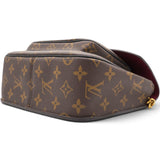 Louis Vuitton Monogram Passy Flap Bag Brown 