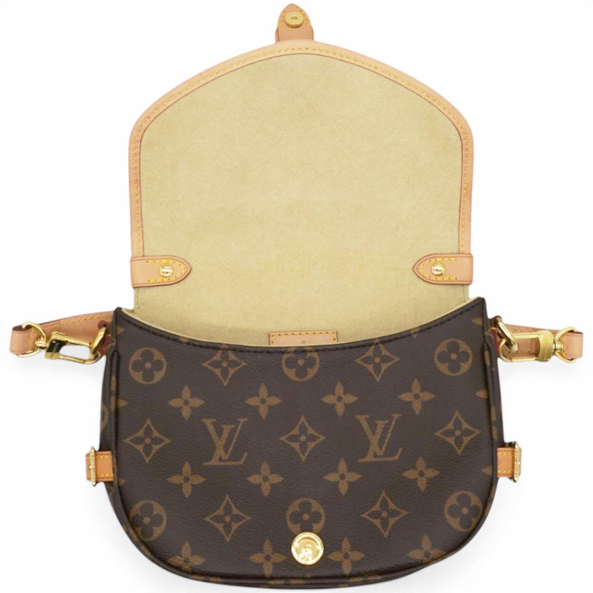 Louis Vuitton Monogram Saumur BB Brown 