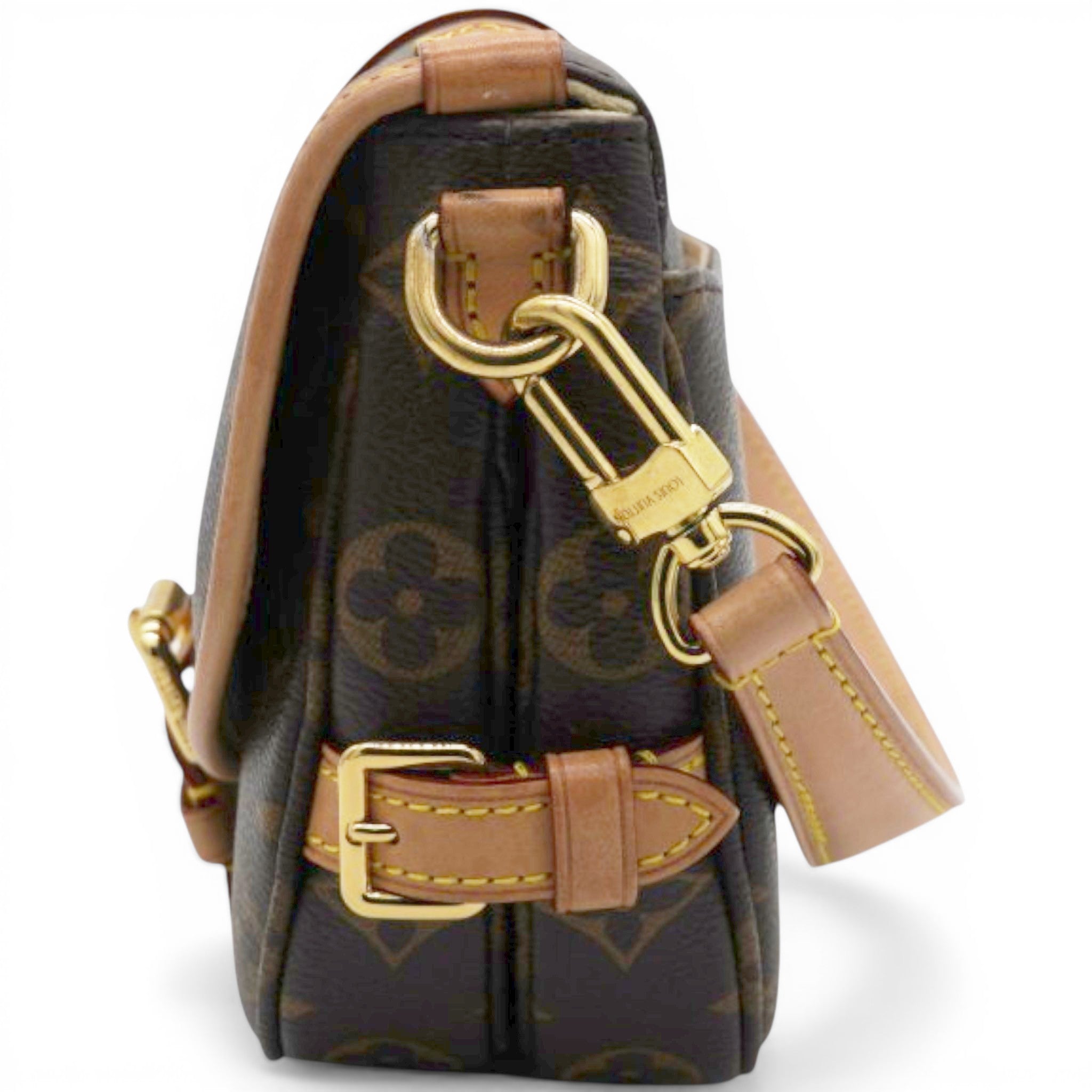 Louis Vuitton Monogram Saumur BB Brown 