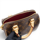 Louis Vuitton Monogram Speedy Bandouliere 20 Black 