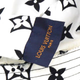 Louis Vuitton Nylon Monogram Reversible Bob Bucket Hat Black White Size M 