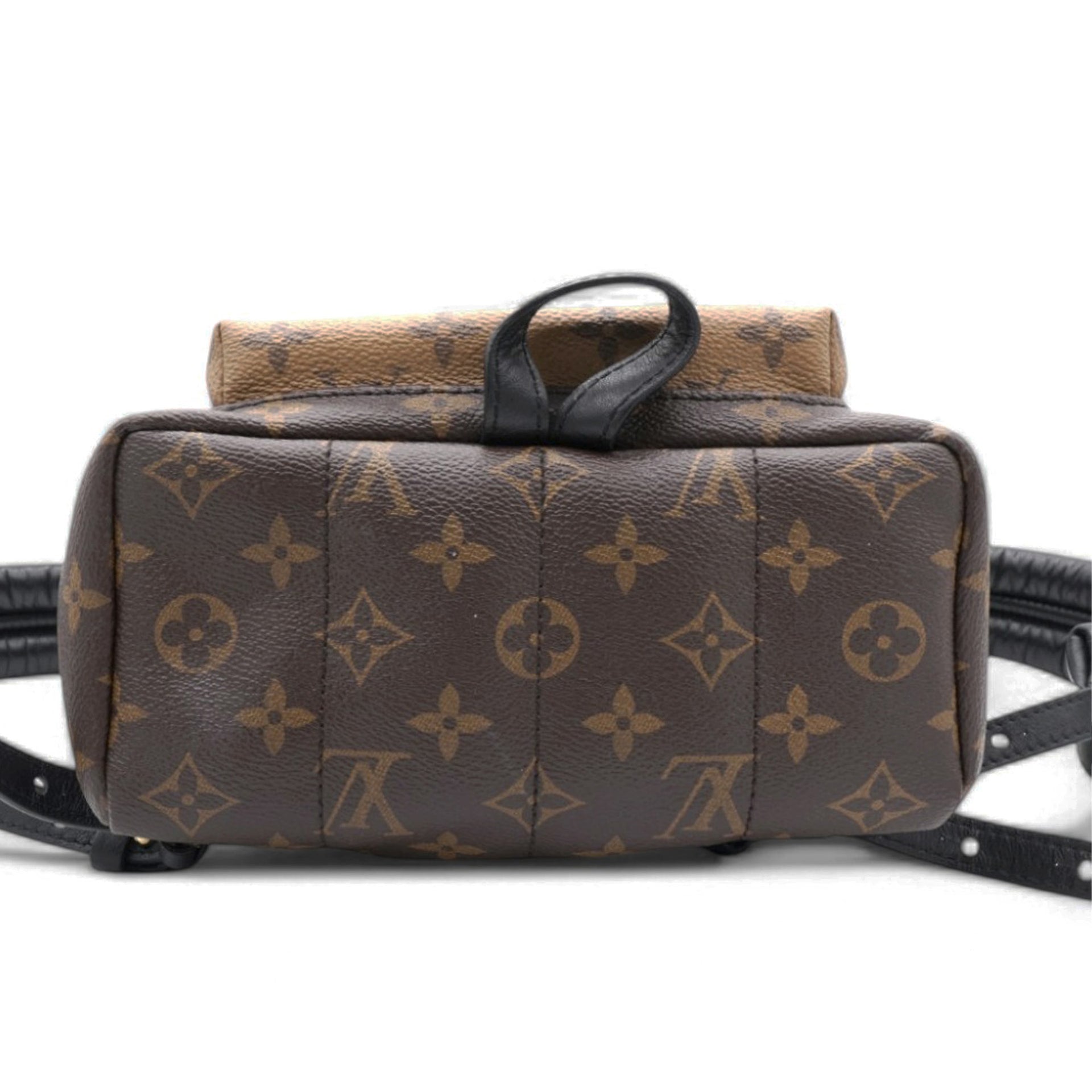 louis vuitton backpack palm springs monogram reverse pm Louis Vuitton Reverse Monogram Palm Springs Backpack PM – STYLISHTOP