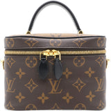 Louis Vuitton Reverse Monogram Vanity Chain Pouch Brown