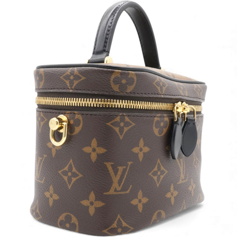 Louis Vuitton Reverse Monogram Vanity Chain Pouch Brown