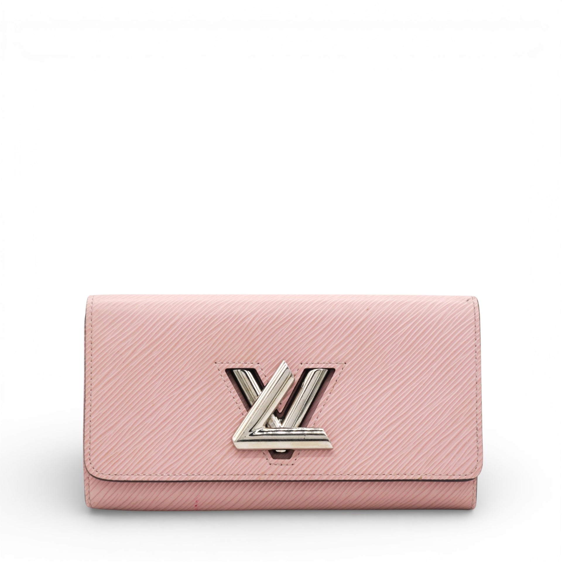 Louis Vuitton Twist Chain Wallet Epi Leather Pink