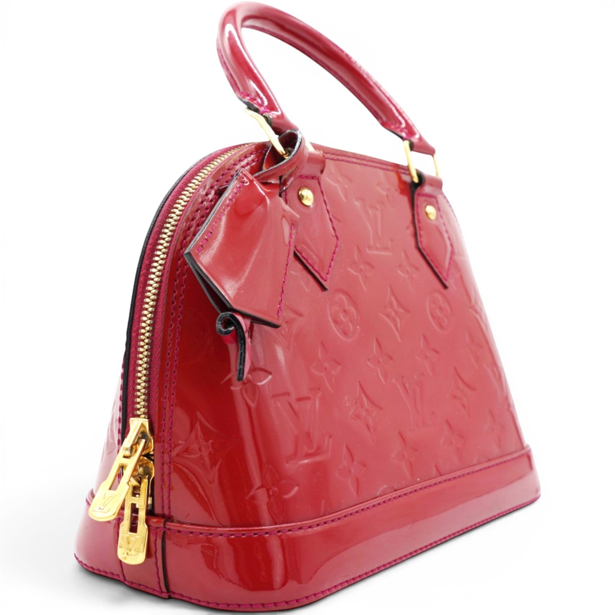 Louis Vuitton Vernis Alma BB Pomme D'Amour 