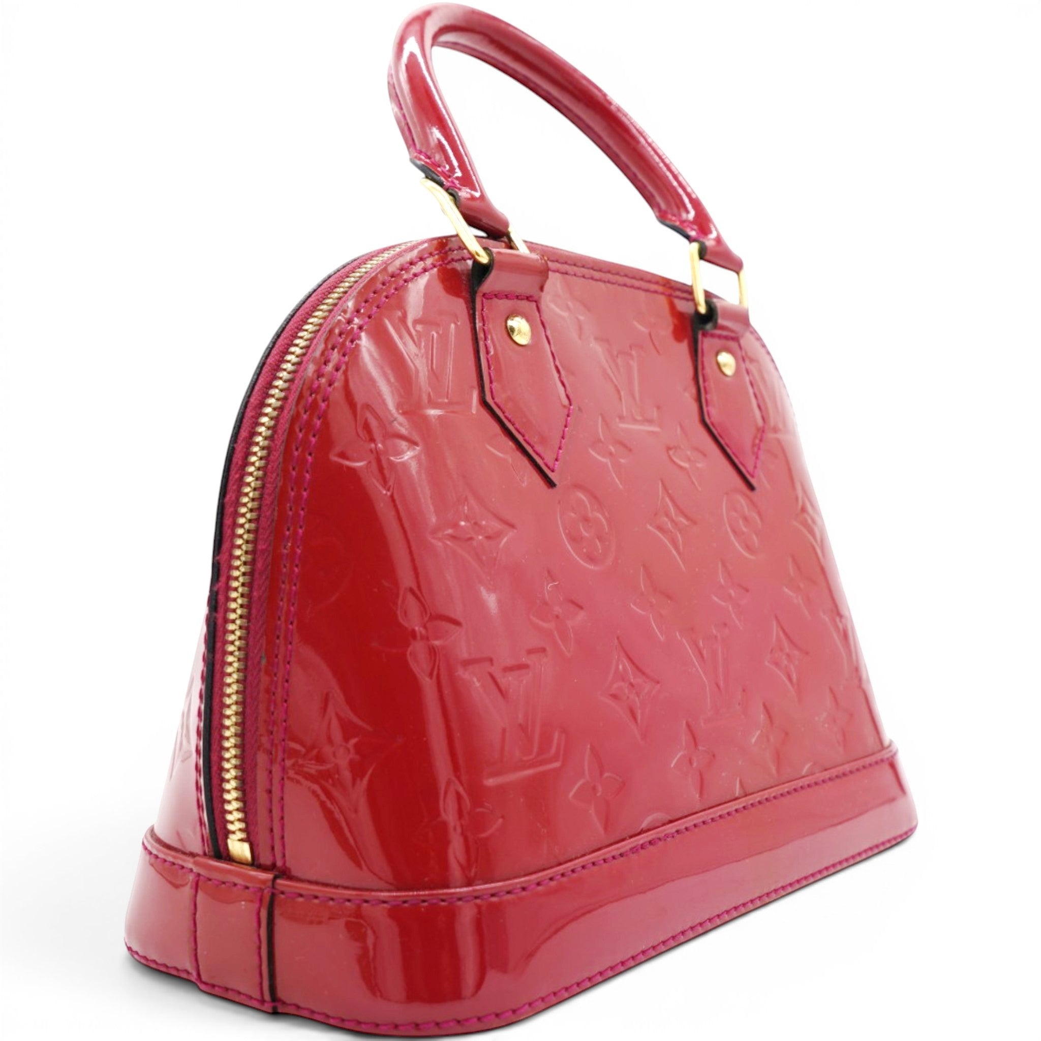 Louis Vuitton Vernis Alma BB Pomme D'Amour 