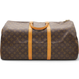 Louis Vuitton Vintage Monogram Canvas Keepall 55 Duffle Bag 