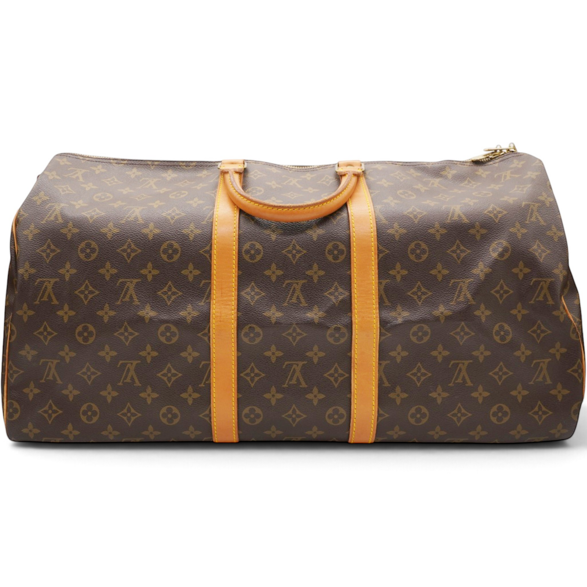 Louis Vuitton Vintage Monogram Canvas Keepall 55 Duffle Bag 