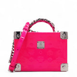 MCM  Ottomar Monogram Small Berlin Crossbody Sugar Pink 