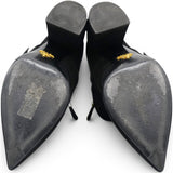 PRADA Suede Block Heel Ankle Boots Size38 