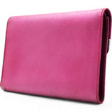 Prada Campact Leather Wallet Purple 