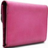 Prada Campact Leather Wallet Purple 