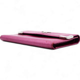 Prada Campact Leather Wallet Purple 