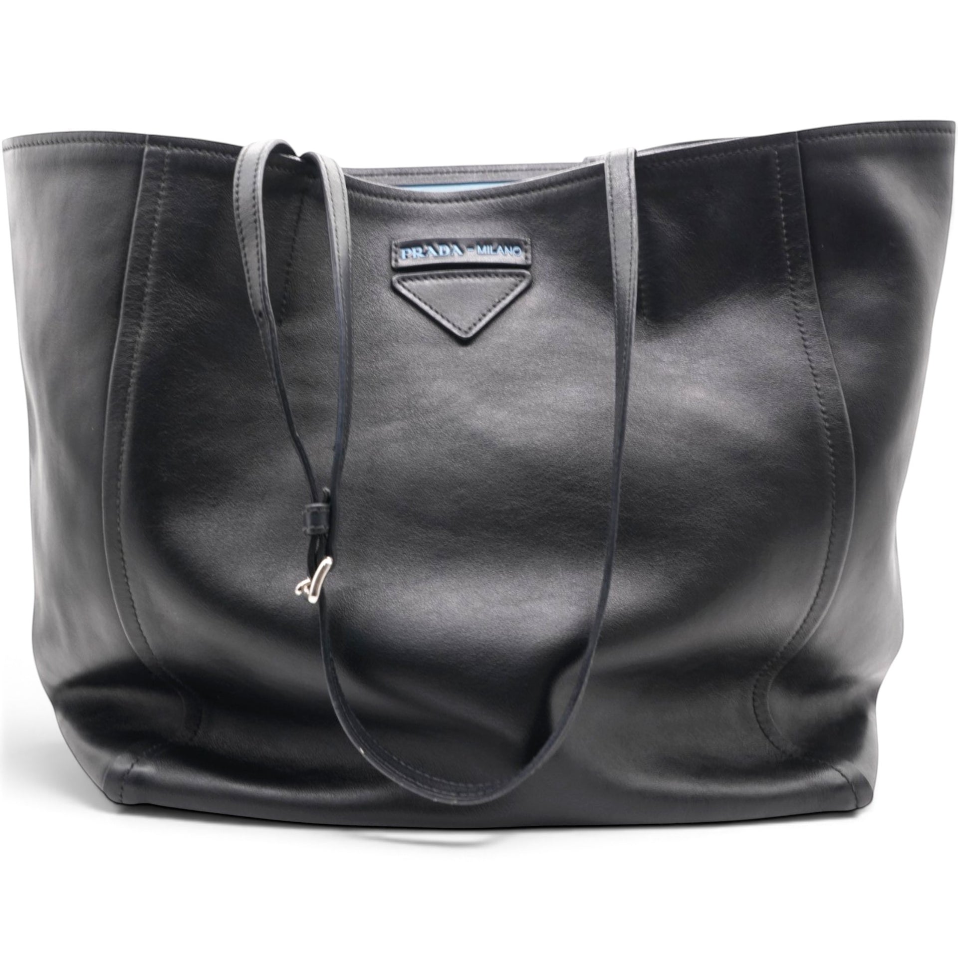 Prada Grace Lux Light Concept Shopper Tote Black Astrale 