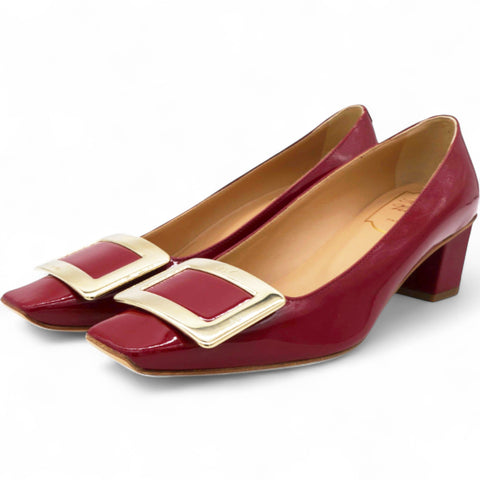 Roger Vivier Belle Vivier Metal Buckle Shoe Size35 