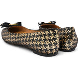 SALVATORE FERRAGAMO Sequin Herringbone Varina Coo Sequin Ballet Flat Raso Size37 