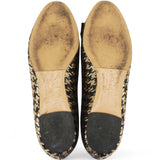 SALVATORE FERRAGAMO Sequin Herringbone Varina Coo Sequin Ballet Flat Raso Size37 