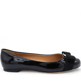 SALVATORE FERRAGAMO Varina Leather Flat Size 36 