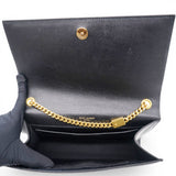 Saint Laurent Black Leather Small Kate Shoulder Bag 