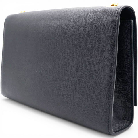 Saint Laurent Black Leather Small Kate Shoulder Bag 