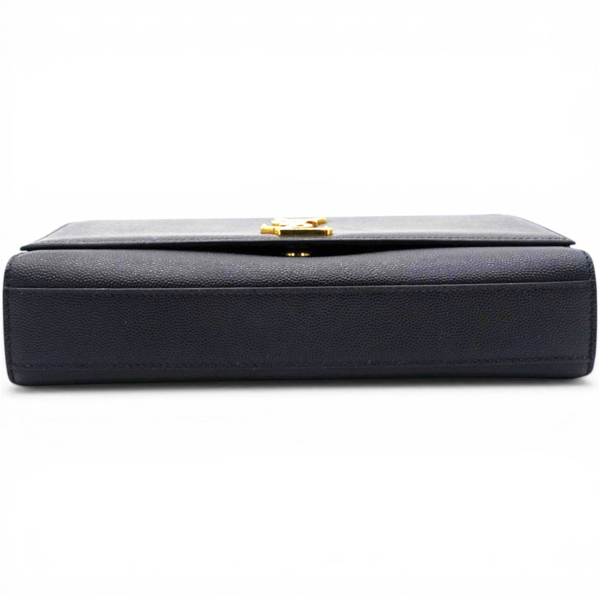 Saint Laurent Black Leather Small Kate Shoulder Bag 