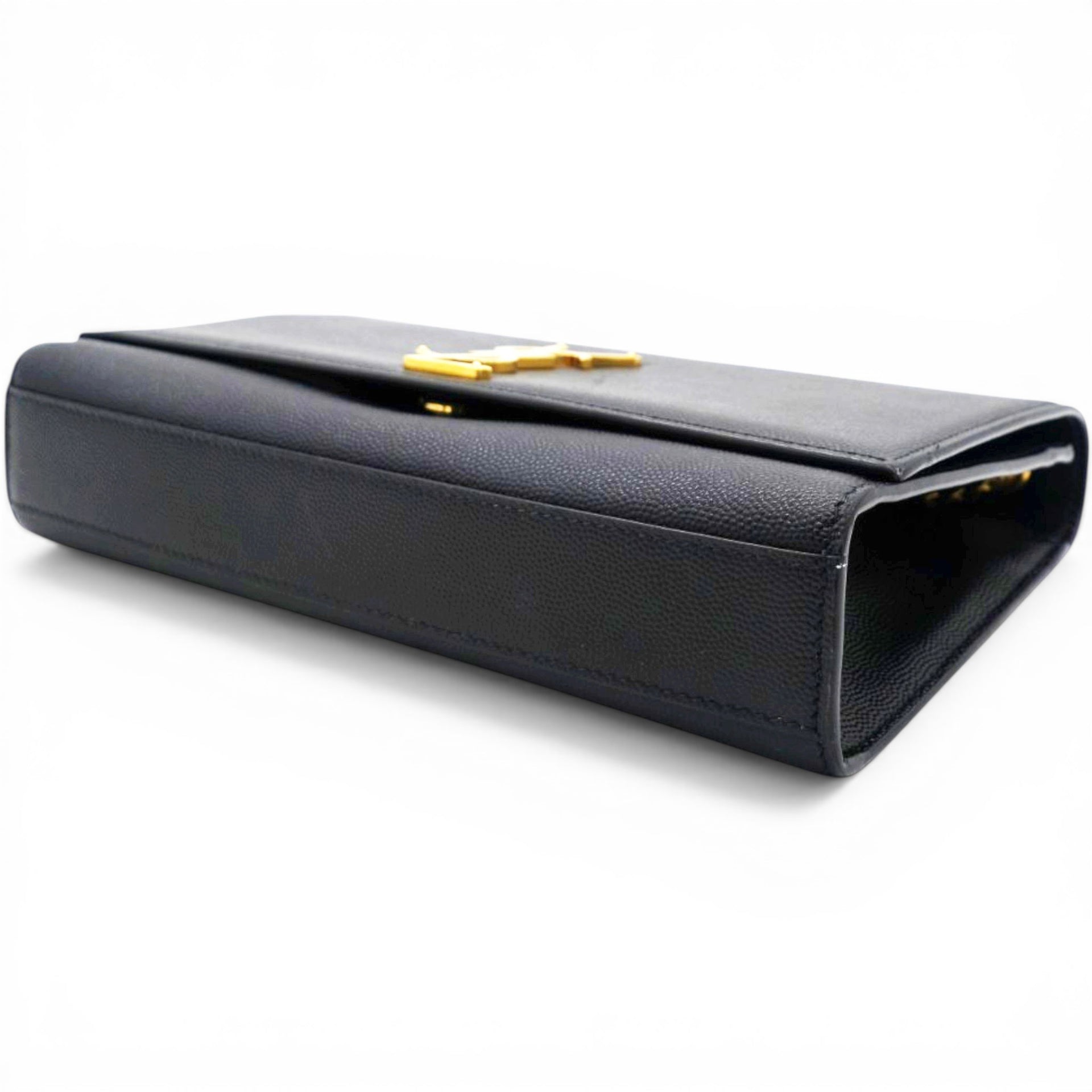 Saint Laurent Black Leather Small Kate Shoulder Bag 