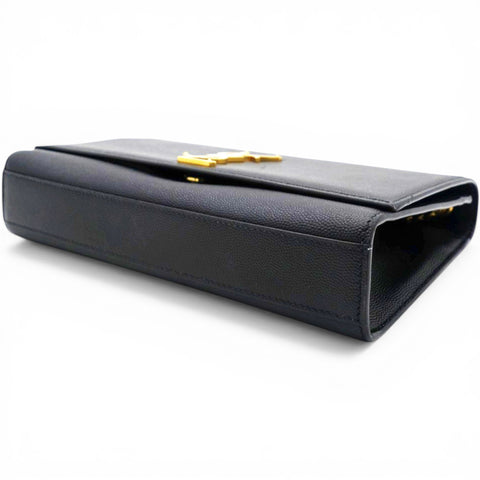 Saint Laurent Black Leather Small Kate Shoulder Bag 