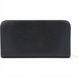Saint Laurent Grain De Poudre Classic Zip Around Travel Wallet Black 