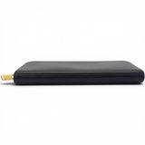 Saint Laurent Grain De Poudre Classic Zip Around Travel Wallet Black 
