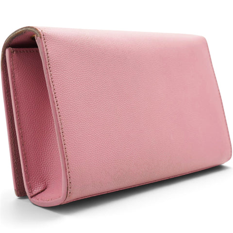 Saint Laurent Grain De Poudre Small Monogram Kate Satchel Old Rose 
