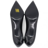 Saint Laurent Satin Crystal Martinique 110 Pump Black Size37 
