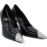 Saint Laurent Vernice Patent Maike Dream 90 Pumps Black Size37.5 