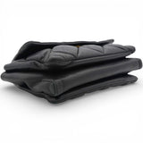 Salvatore Ferragamo Black Quilted Leather Vara Bow Shoulder Bag