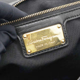 Salvatore Ferragamo Black Quilted Leather Vara Bow Shoulder Bag