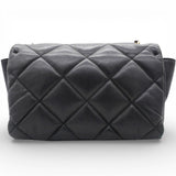 Salvatore Ferragamo Black Quilted Leather Vara Bow Shoulder Bag