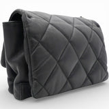 Salvatore Ferragamo Black Quilted Leather Vara Bow Shoulder Bag