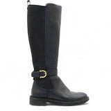 Salvatore Ferragamo Furseo Leather Boots In Black Size36/5 
