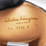 Salvatore Ferragamo Furseo Leather Boots In Black Size36/5 