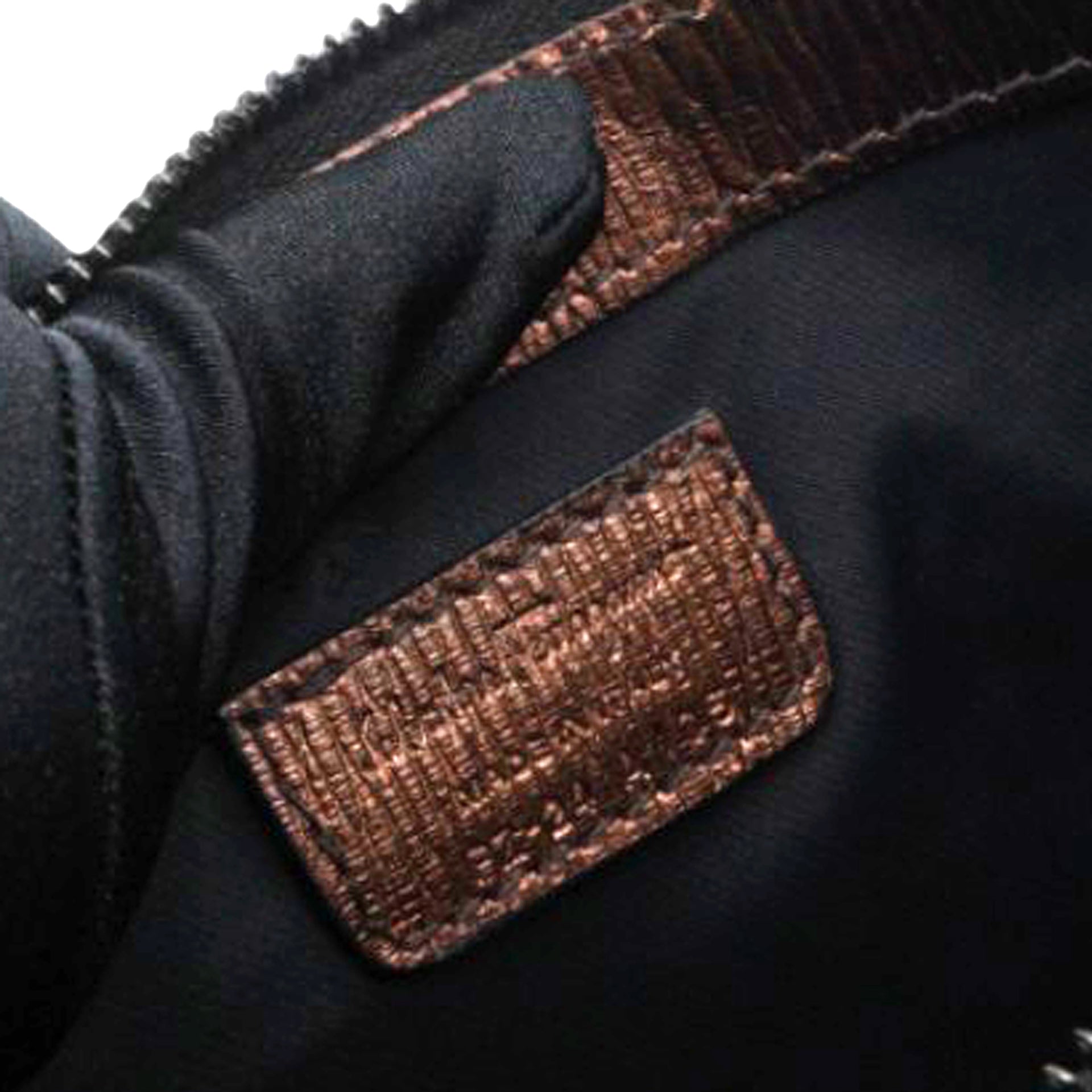 Salvatore Ferragamo Revival Meta Wristlet Leather Clutch 