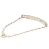 TIFFANY Atlas Pierced 925Silver Bracelet Size15 