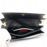 Valentino Leather Two-Tone Black And Beige Bag 