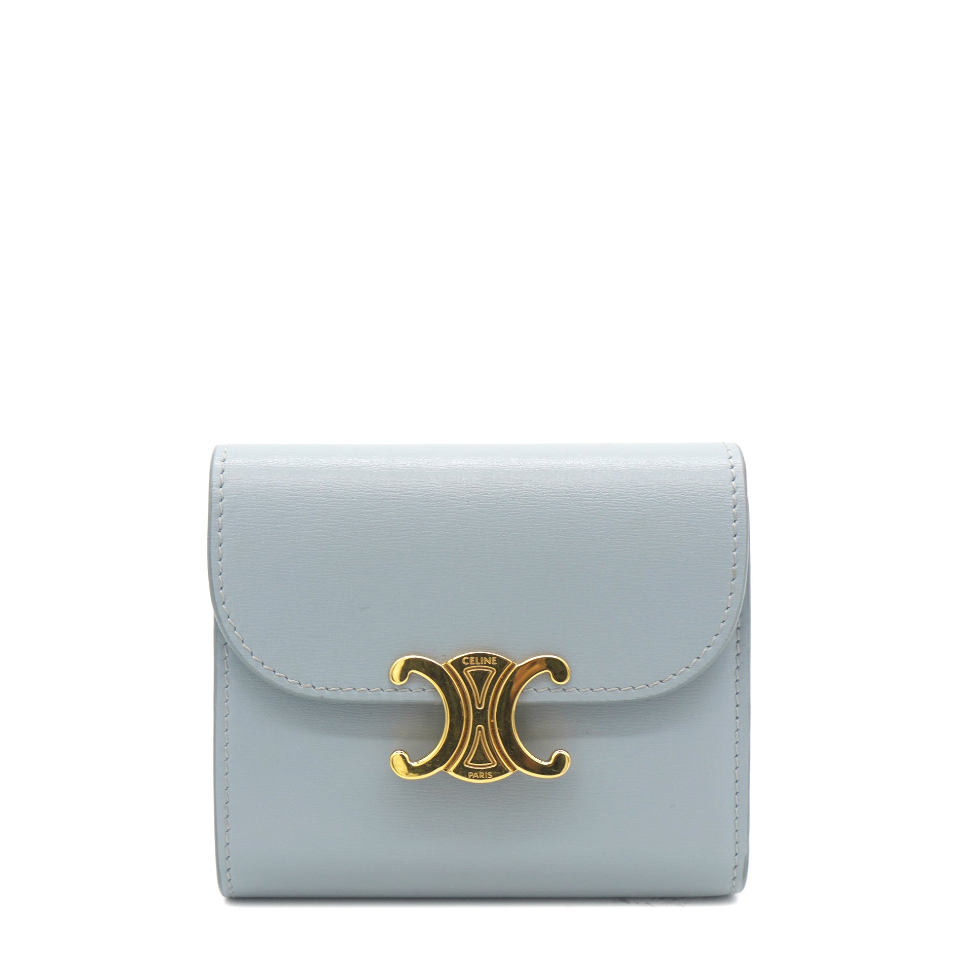 WALLET ON STRAP CUIR TRIOMPHE in Shiny calfskin