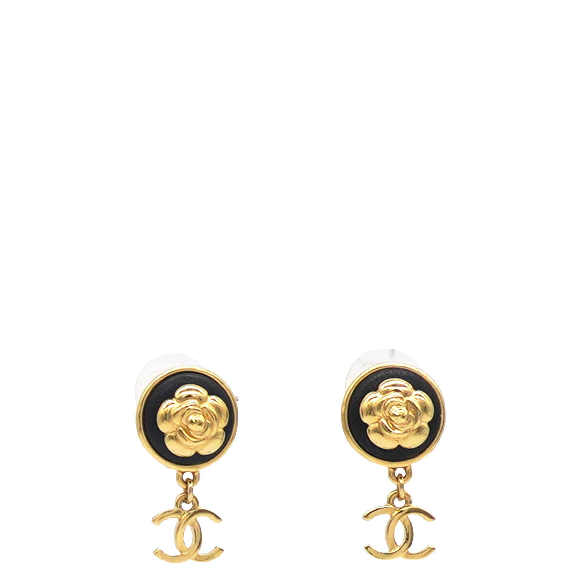 Chanel Camilla CC Dangling Earring Black / Gold – STYLISHTOP