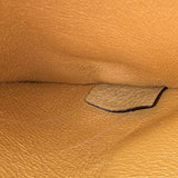 Calfskin Leather Medium Trapeze Yellow