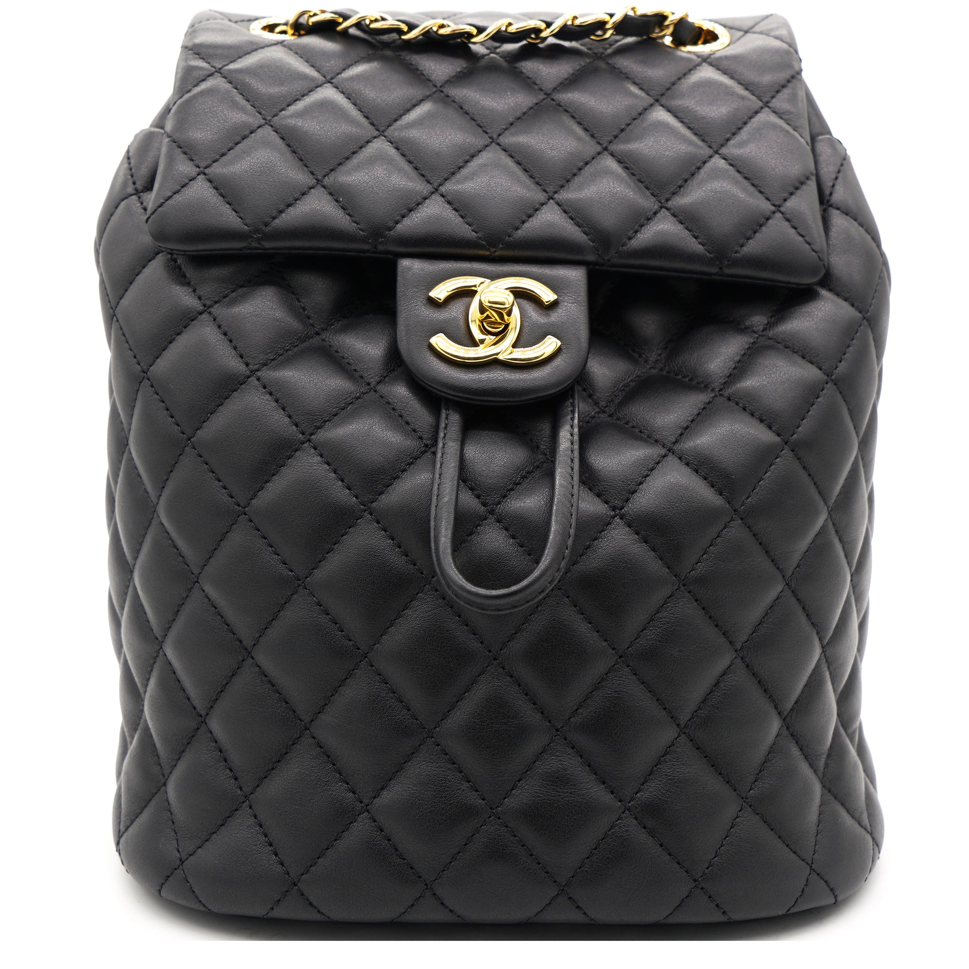 Chanel, Limited Edition, Caviar Black Small Mini Duma Backpack, (Box and  Papers)