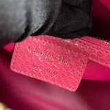 Pink Snakeskin Medium Lady Dior Tote