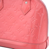 Pink Monogram Vernis Alma BB Bag